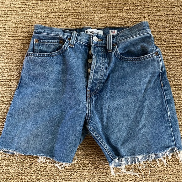 Re/Done Pants - Re/Done denim shorts